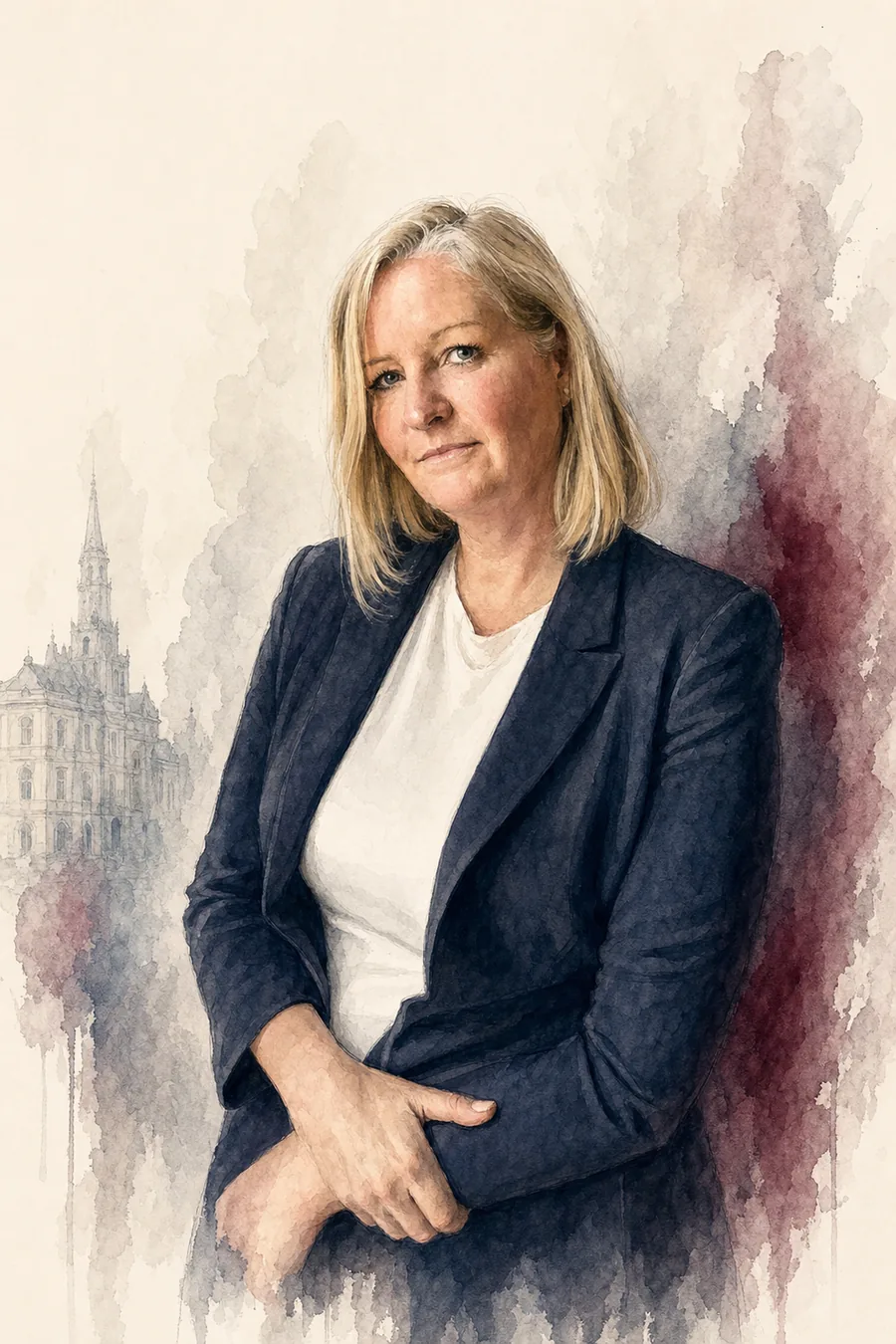 Portret van Caroline De Lepeleire